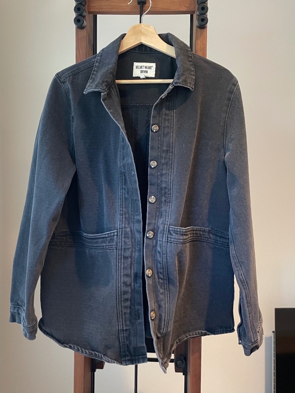 Black Denim Jacket | Size Medium